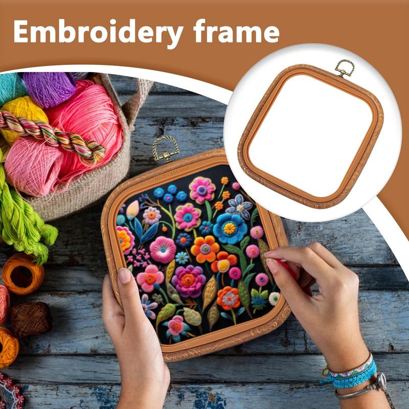 Embroidery Quilting - Quadro de aro de bordado grande,