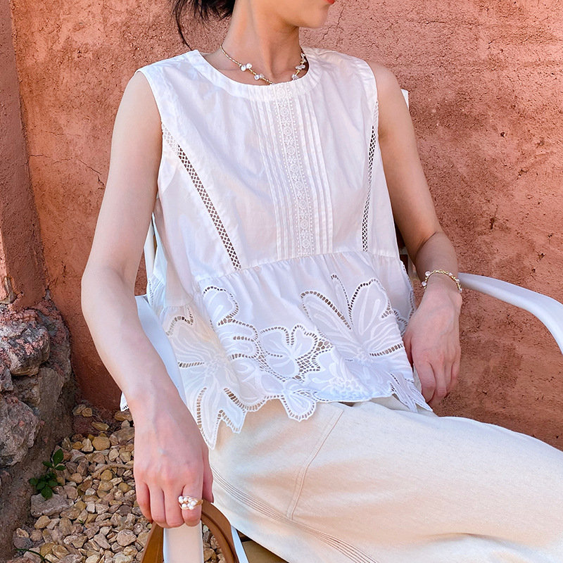 Embroidery Blouse - Blusa Feminina Estilo Francês Boho de