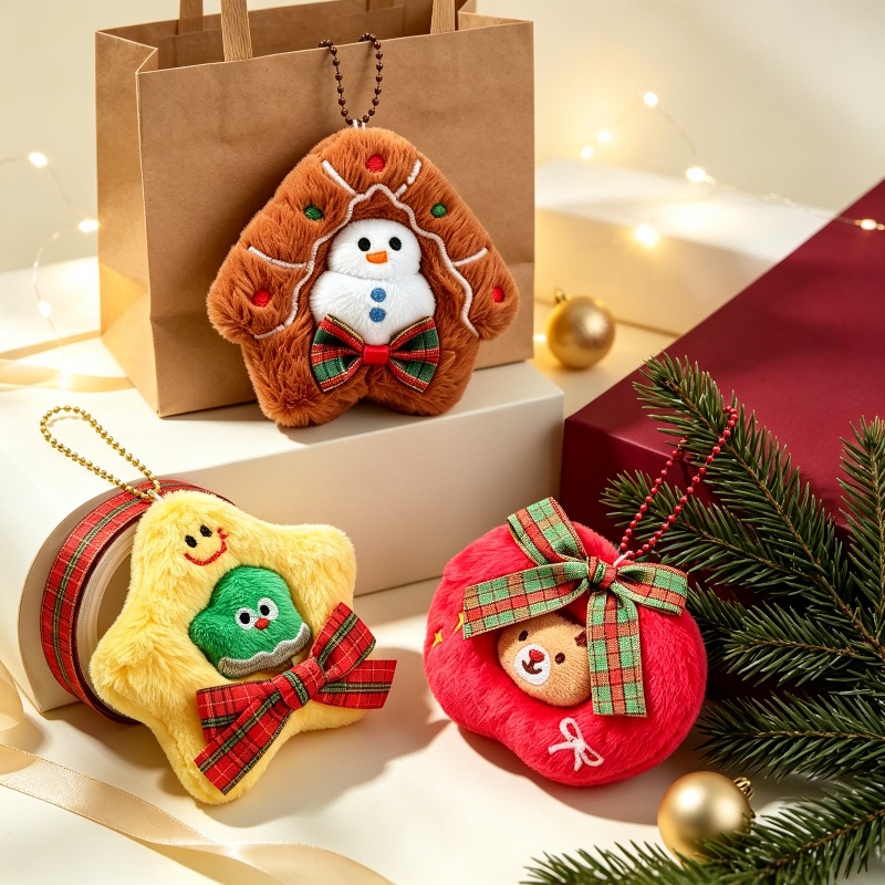 Conjunto de 3 Enfeites de Nata - Embroidery Xmas Tree avaliação e preço