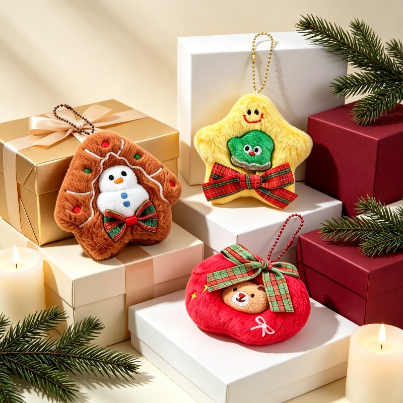 Conjunto de 3 Enfeites de Nata - Embroidery Xmas Tree avaliação e preço