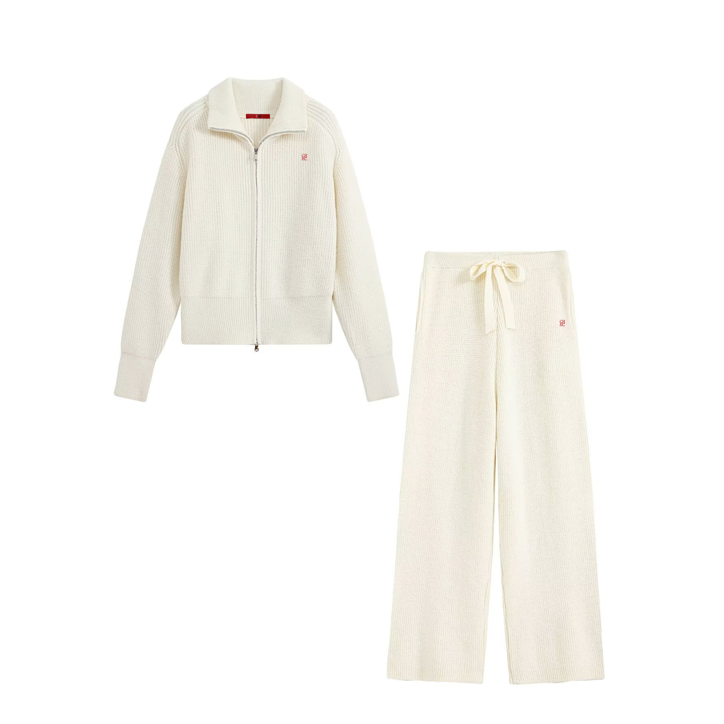 Conjunto Feminino de Duas Peça - Embroidery Knit avaliação e preço