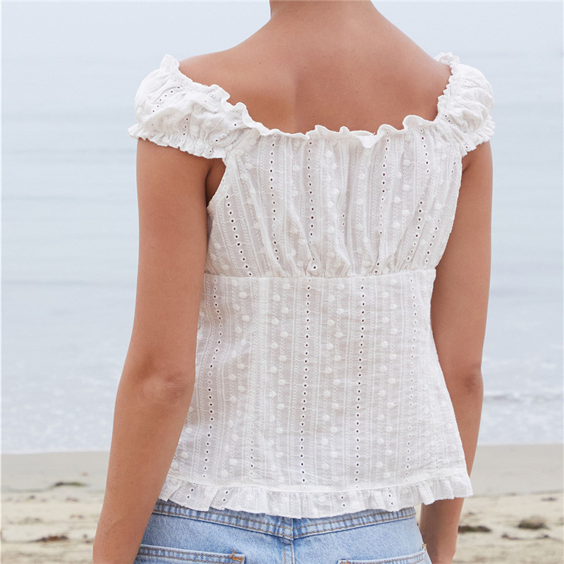 Blusa Feminina Off Shoulder co - Embroidery Eyelet avaliação e preço