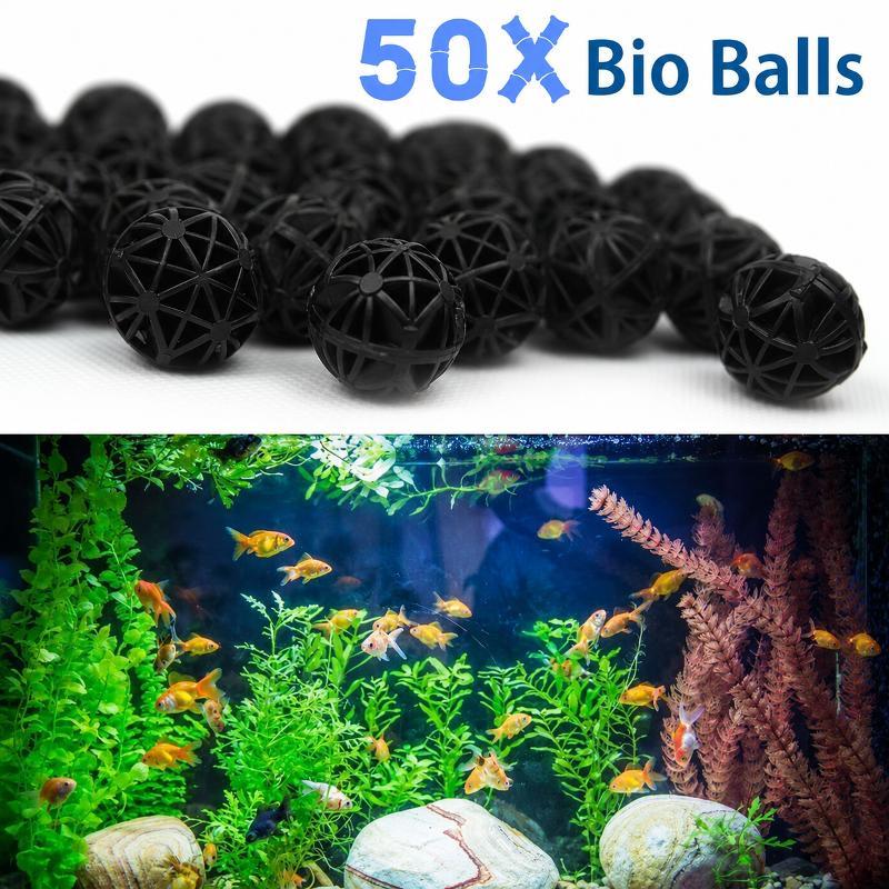 50 Peças de Bolas de Filtro Bi - Water Soluble Stabilizer avaliação e preço