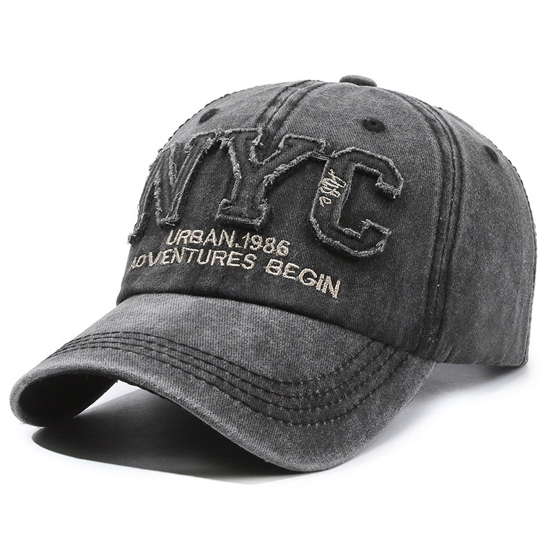 Boné de beisebol preto feminin - Embroidery Nyc avaliação e preço