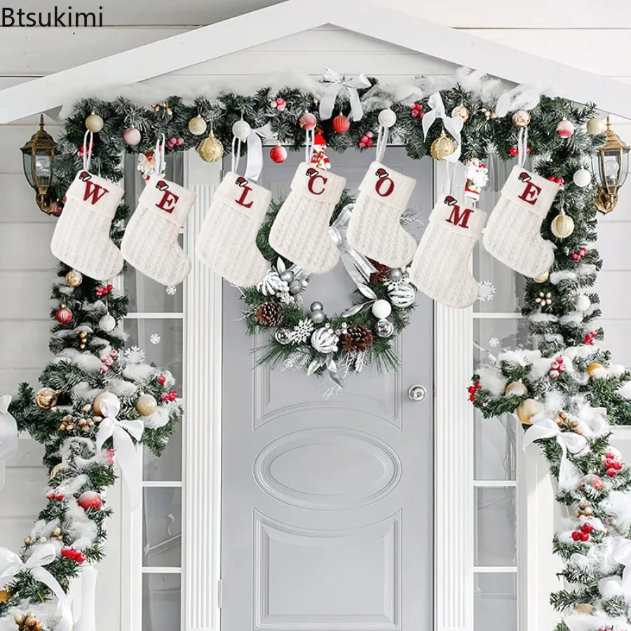 Meias de Natal bordadas com le - Embroidery Xmas Tree avaliação e preço