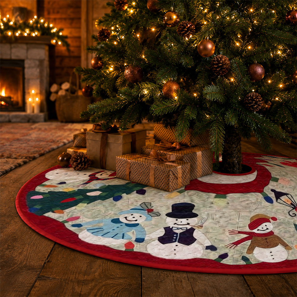 1 unidade de saia para árvore  - Embroidery Xmas Tree avaliação e preço