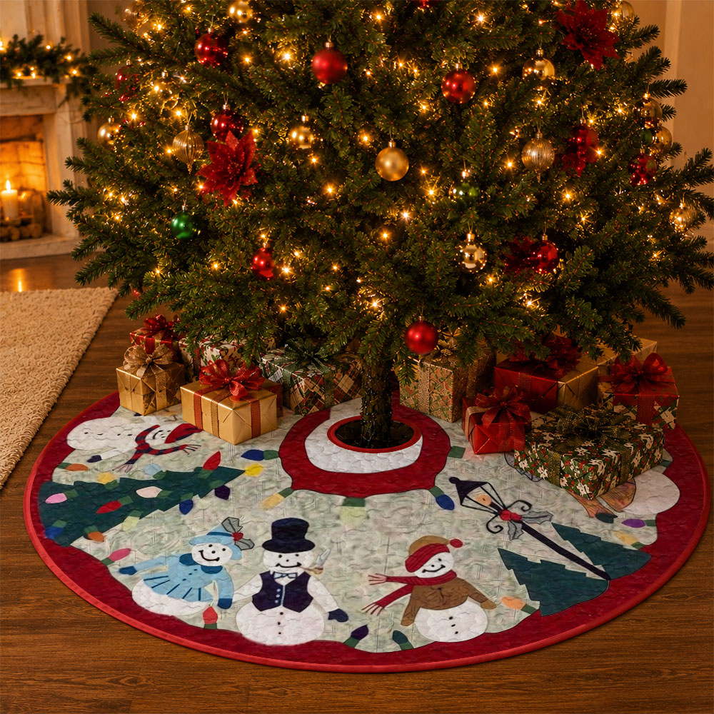 1 unidade de saia para árvore  - Embroidery Xmas Tree avaliação e preço