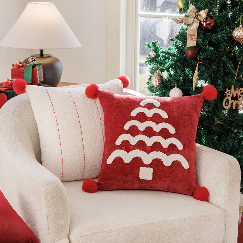 Capa de Almofada de Natal com  - Embroidery Xmas Tree avaliação e preço