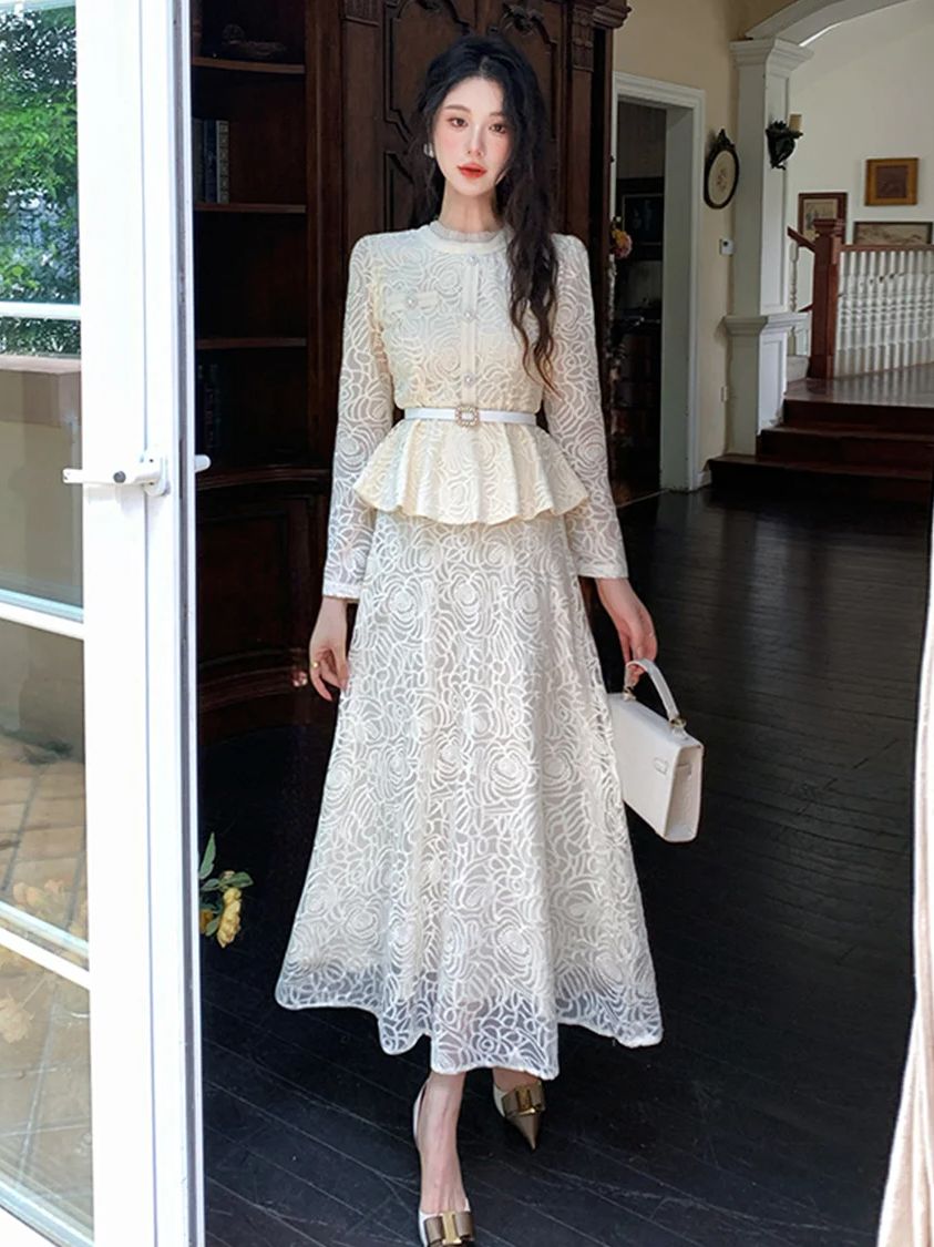 Formal de luxo noite renda dua - Embroidery Blouse avaliação e preço