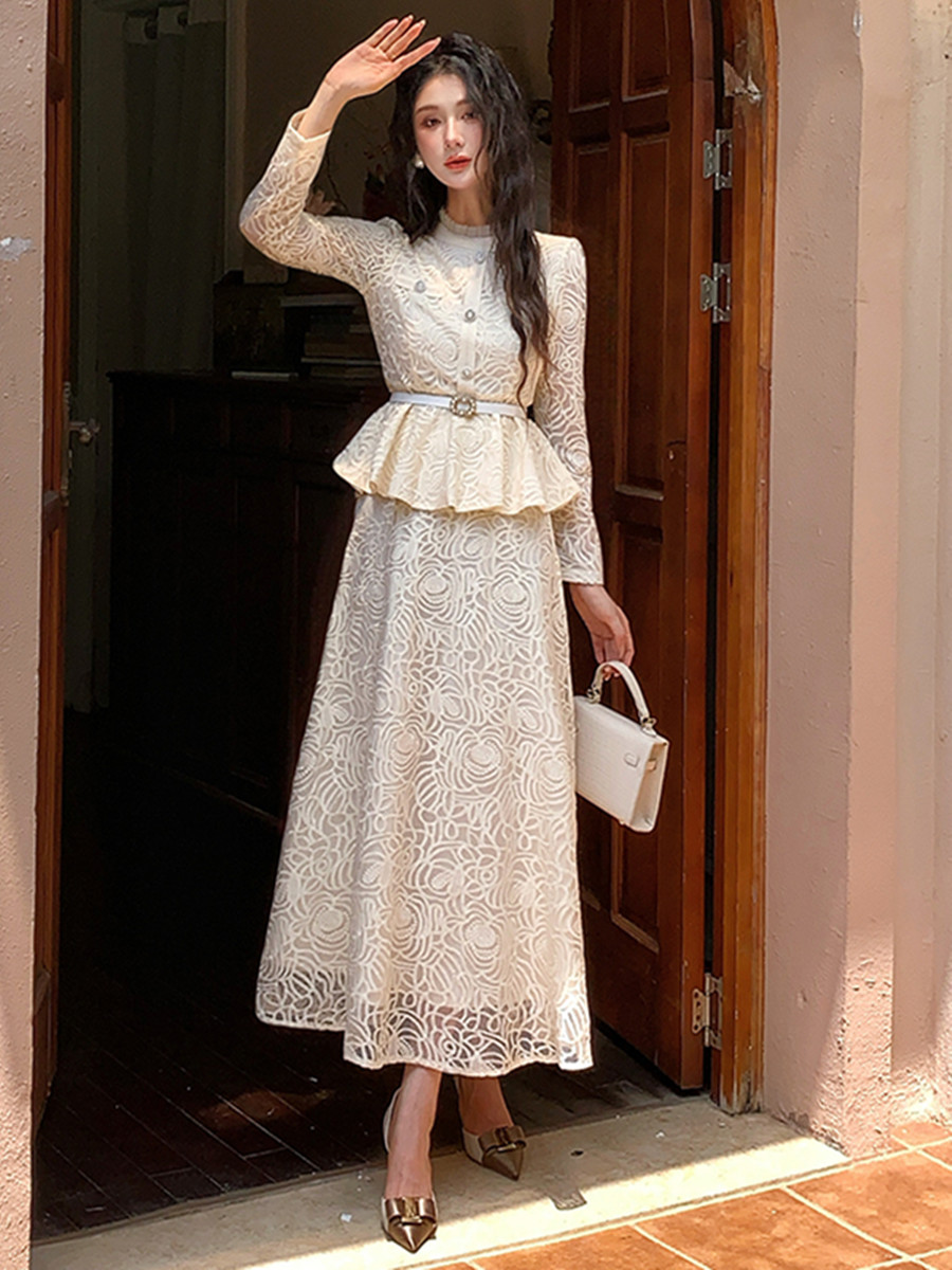 Formal de luxo noite renda dua - Embroidery Blouse avaliação e preço