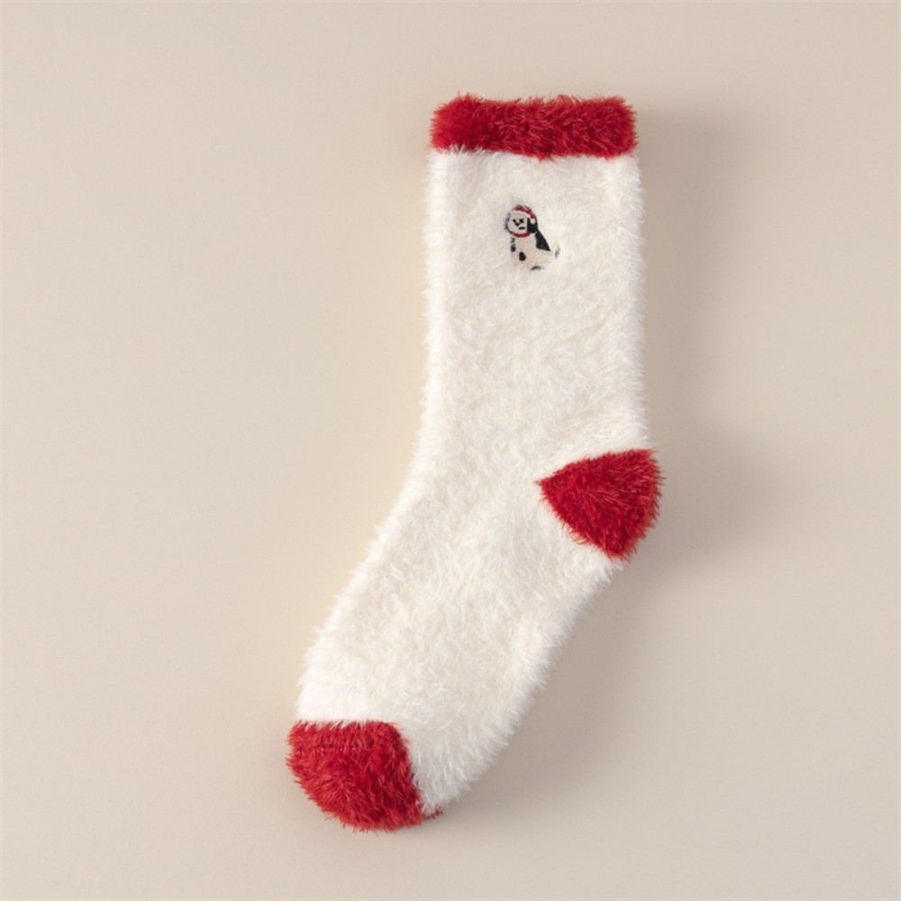 Meias Térmicas Grossas de Nata - Embroidery Xmas Tree avaliação e preço