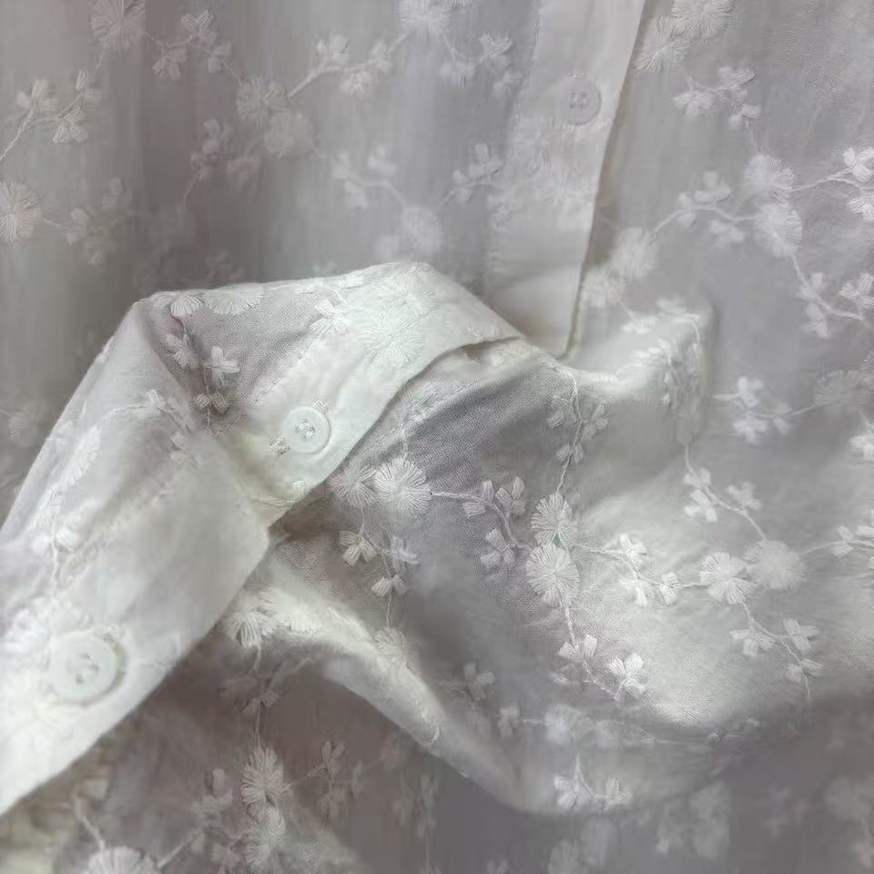 Blusa Feminina 2026 de Renda B - Embroidery Eyelet avaliação e preço