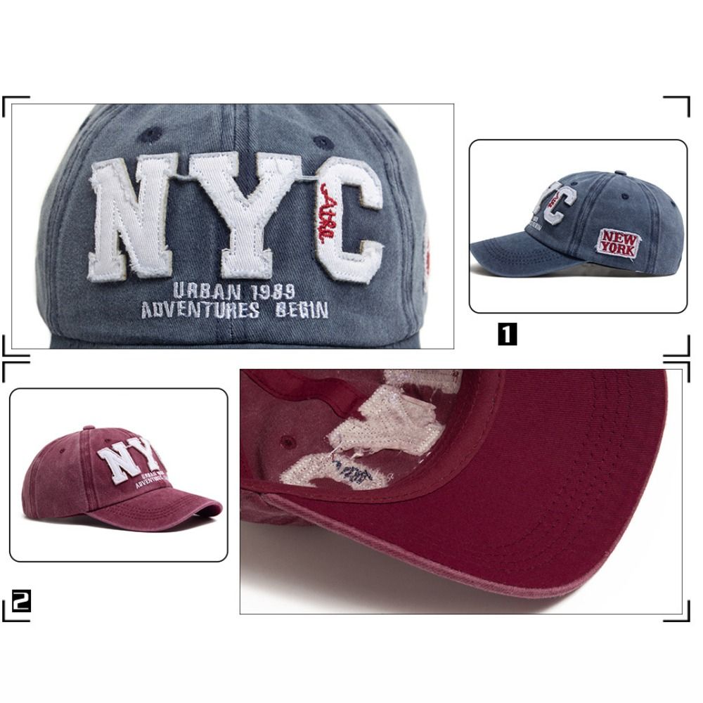 Boné de beisebol bordado NEW Y - Embroidery Nyc avaliação e preço