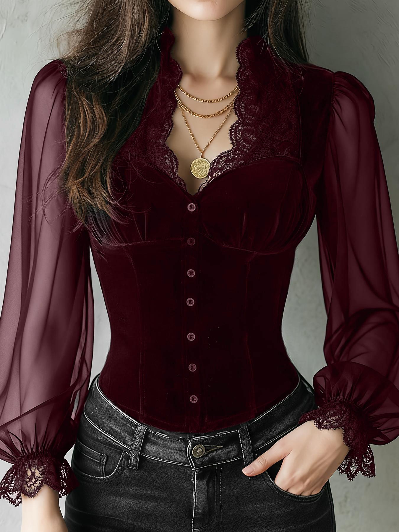 Camisa Feminina de Cor Sólida  - Embroidery Online avaliação e preço