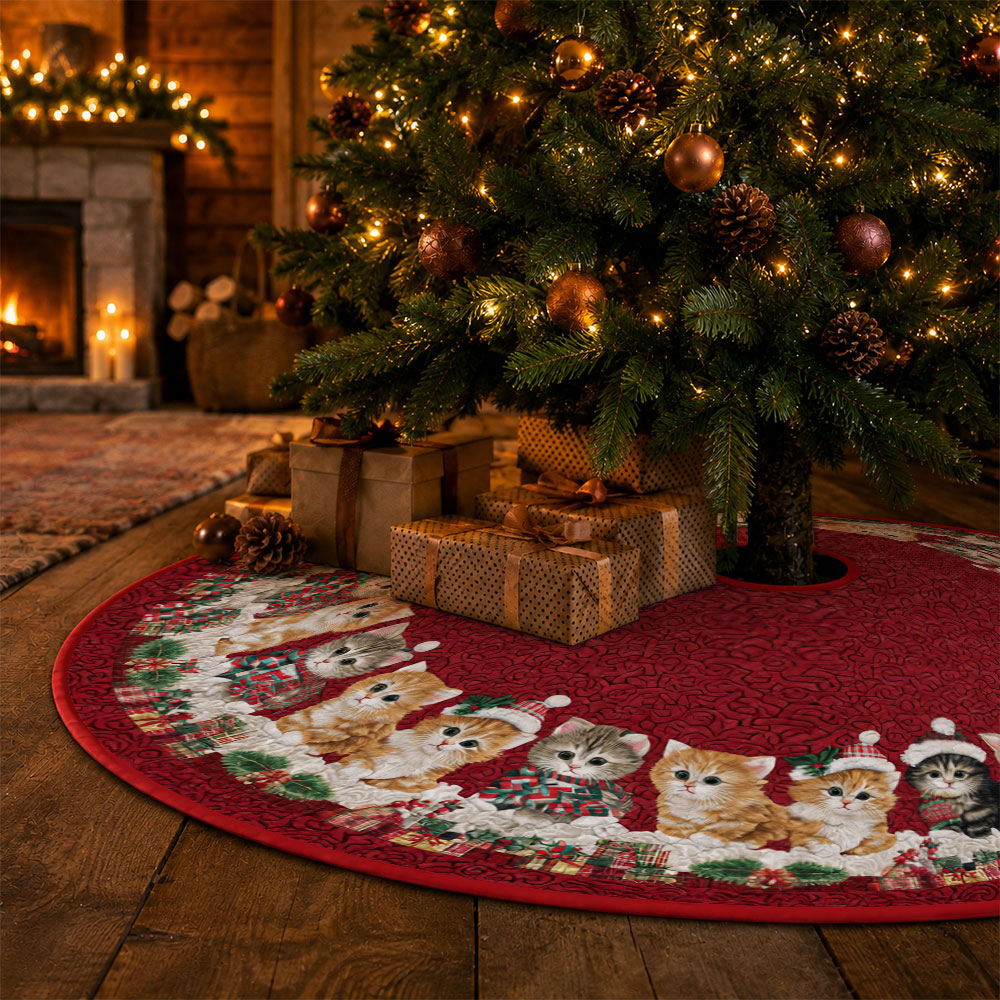Saia de árvore de Natal acolch - Embroidery Xmas Tree avaliação e preço