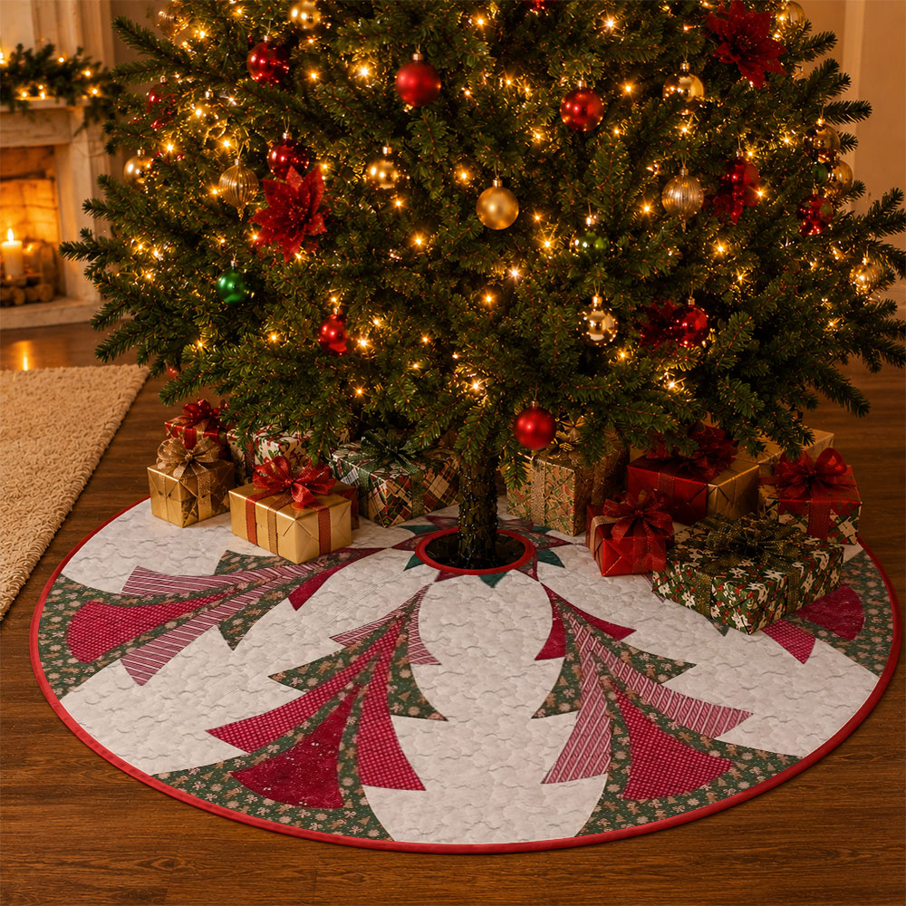 1 unidade de saia de árvore de - Embroidery Xmas Tree avaliação e preço