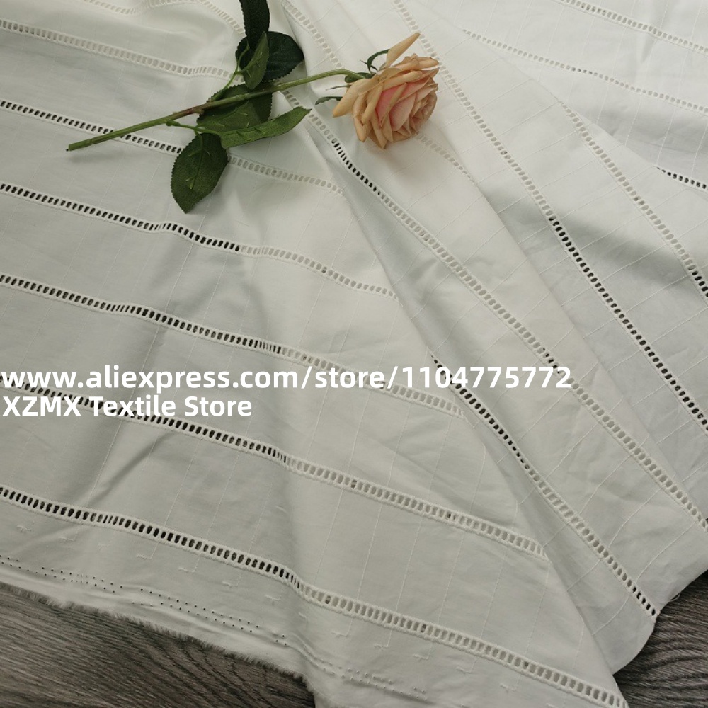 Tecido de Algodão Bordado com  - Embroidery Eyelet avaliação e preço