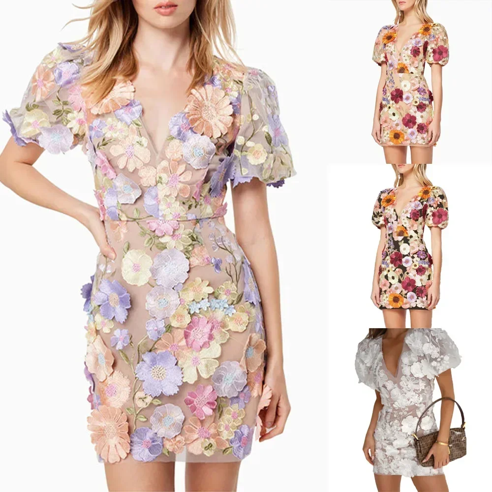 Sexy bordado com decote em v f - Embroidery Zara avaliação e preço