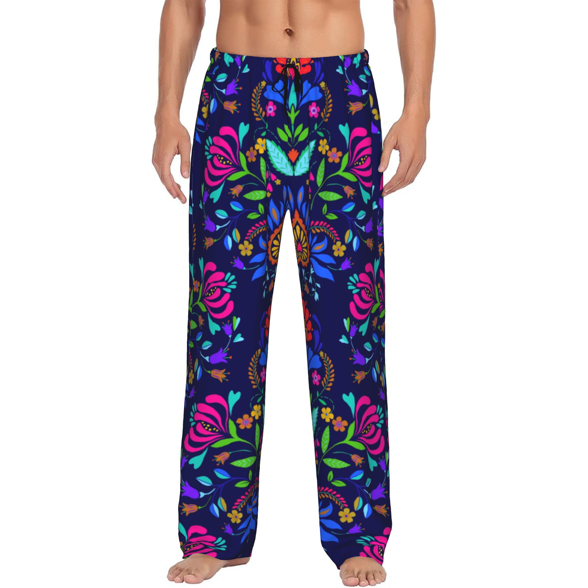 Calças de Pijama Masculinas co - Embroidery Knit avaliação e preço