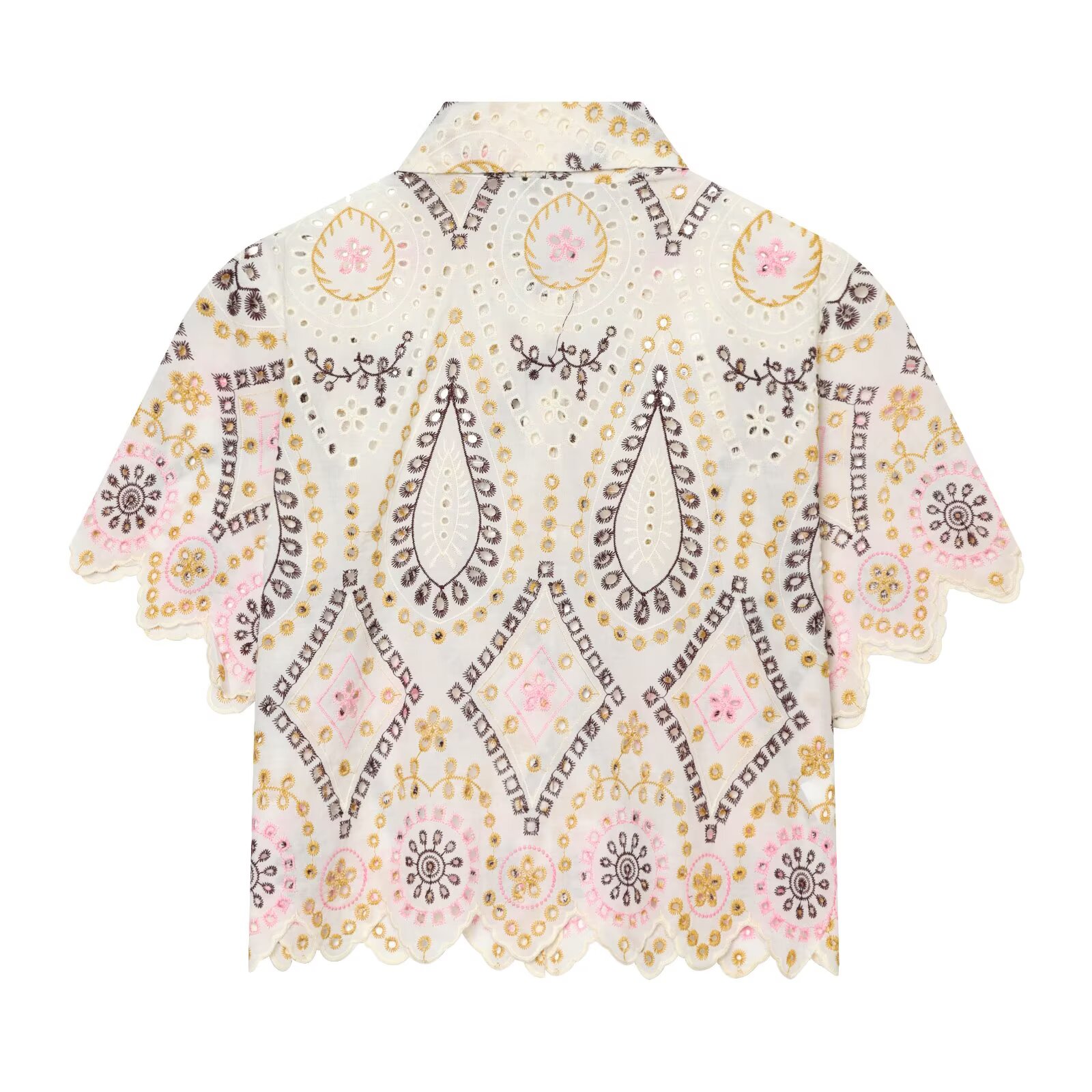 Camisa Feminina PRINTKAOIR com - Embroidery Eyelet avaliação e preço