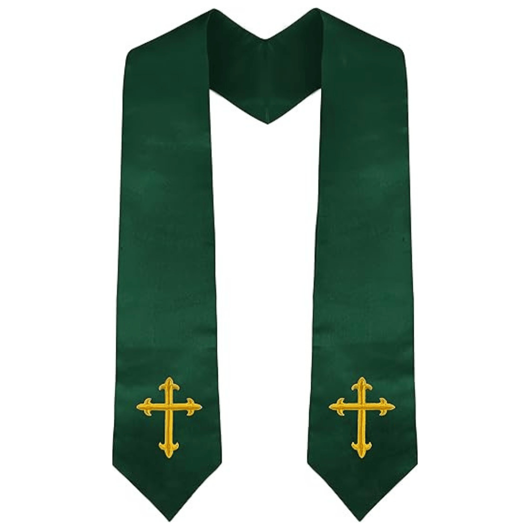 Estola Clerical Reversível Dup - Embroidery Knit avaliação e preço