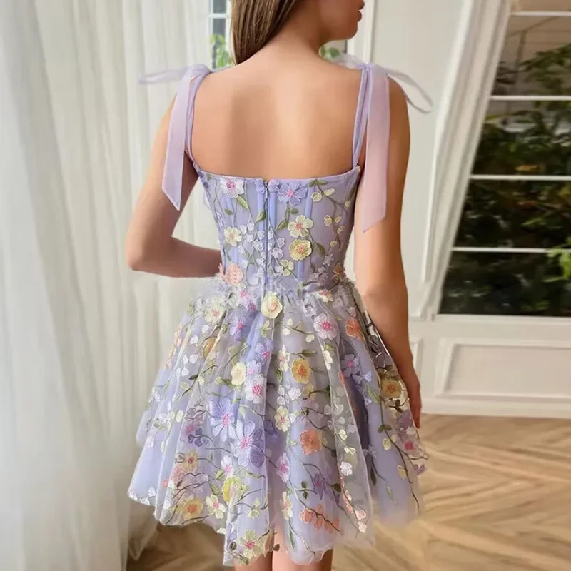Vestido feminino elegante 3D f - Embroidery Zara avaliação e preço